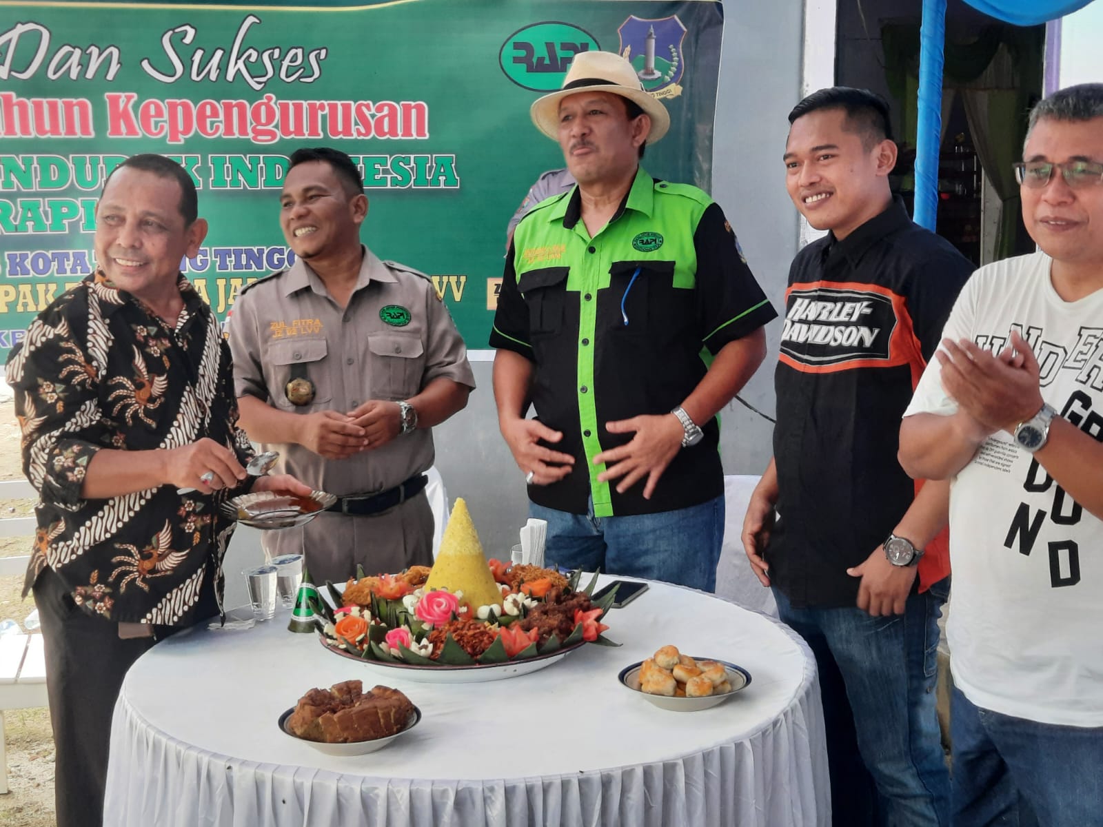 Acara syukuran dua tahun kepengurusan RAPI Kota Tebingtinggi, Minggu (15/1).(RIDWAN/PosmetroMedan.com)