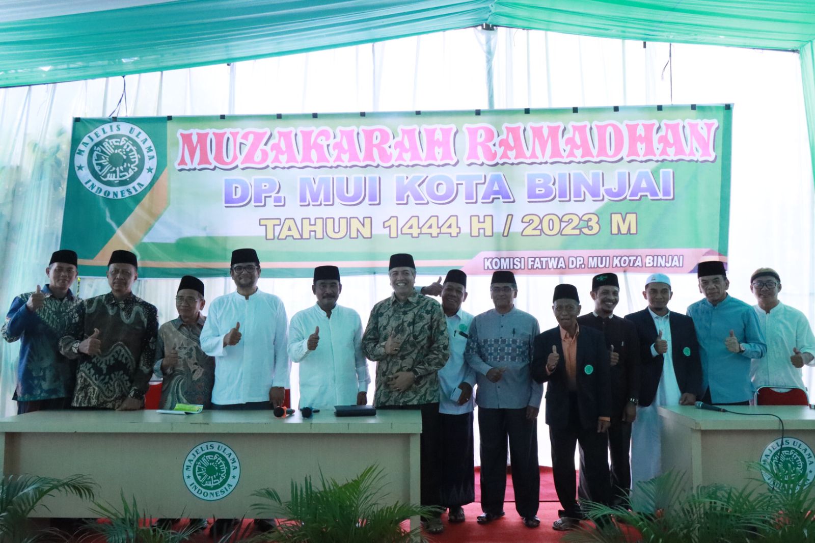 Pemko Binjai, Wali Kota Binjai, Drs. H. Amir Hamzah, Wakil Wali Kota Binjai,Muzakarah Ramadan, MUI Kota Binjai