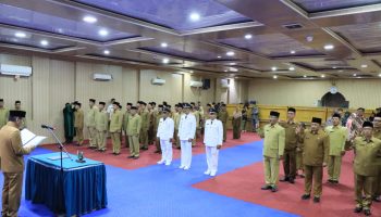 Sekdako Binjai Melantik 43 Pejabat Administrator dan Pengawas