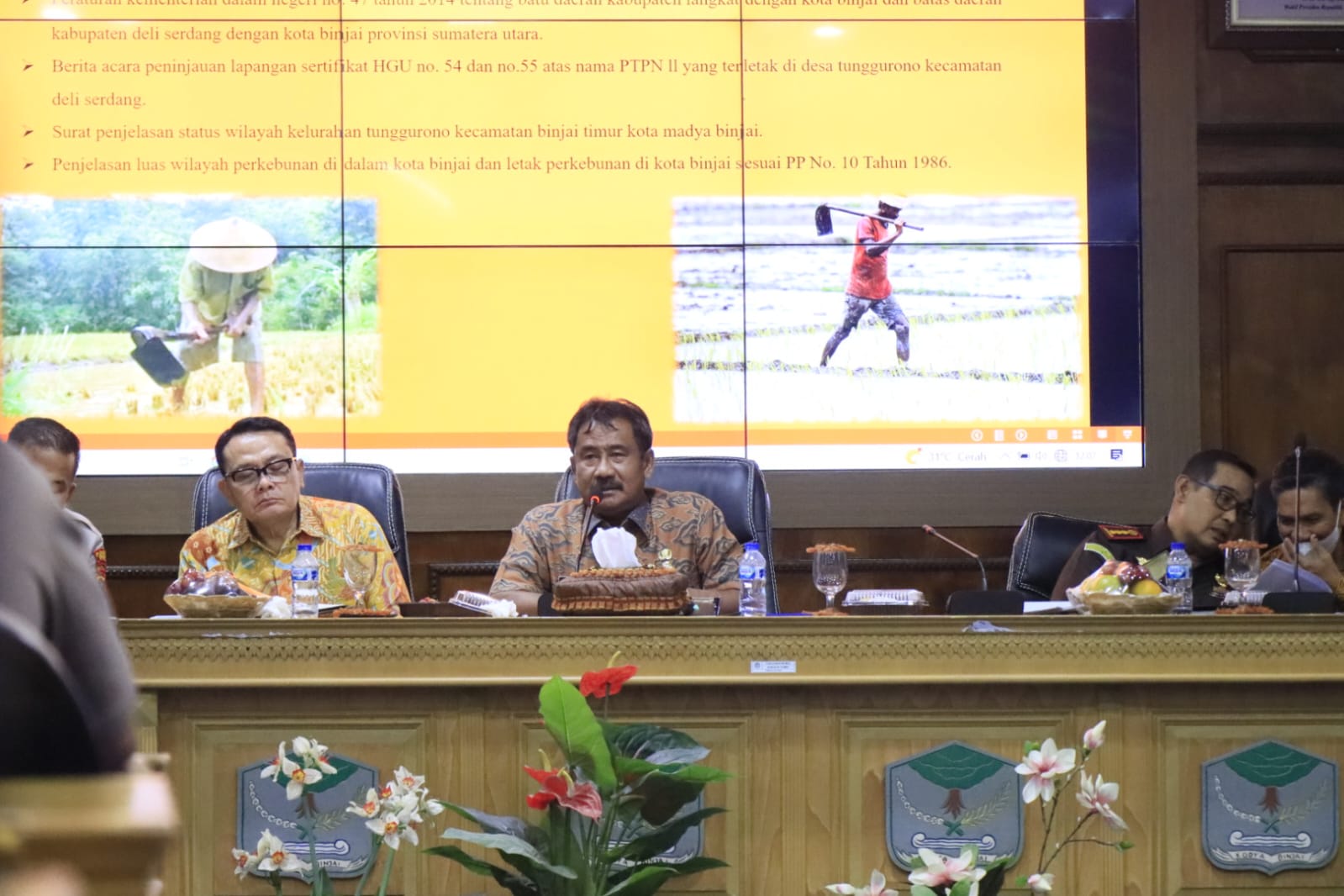 Pemko Binjai, Wali Kota Binjai, Drs. H. Amir Hamzah, Wakil Wali Kota Binjai,Focus Grup Discussion, Lahan Eks HGU PTPN II