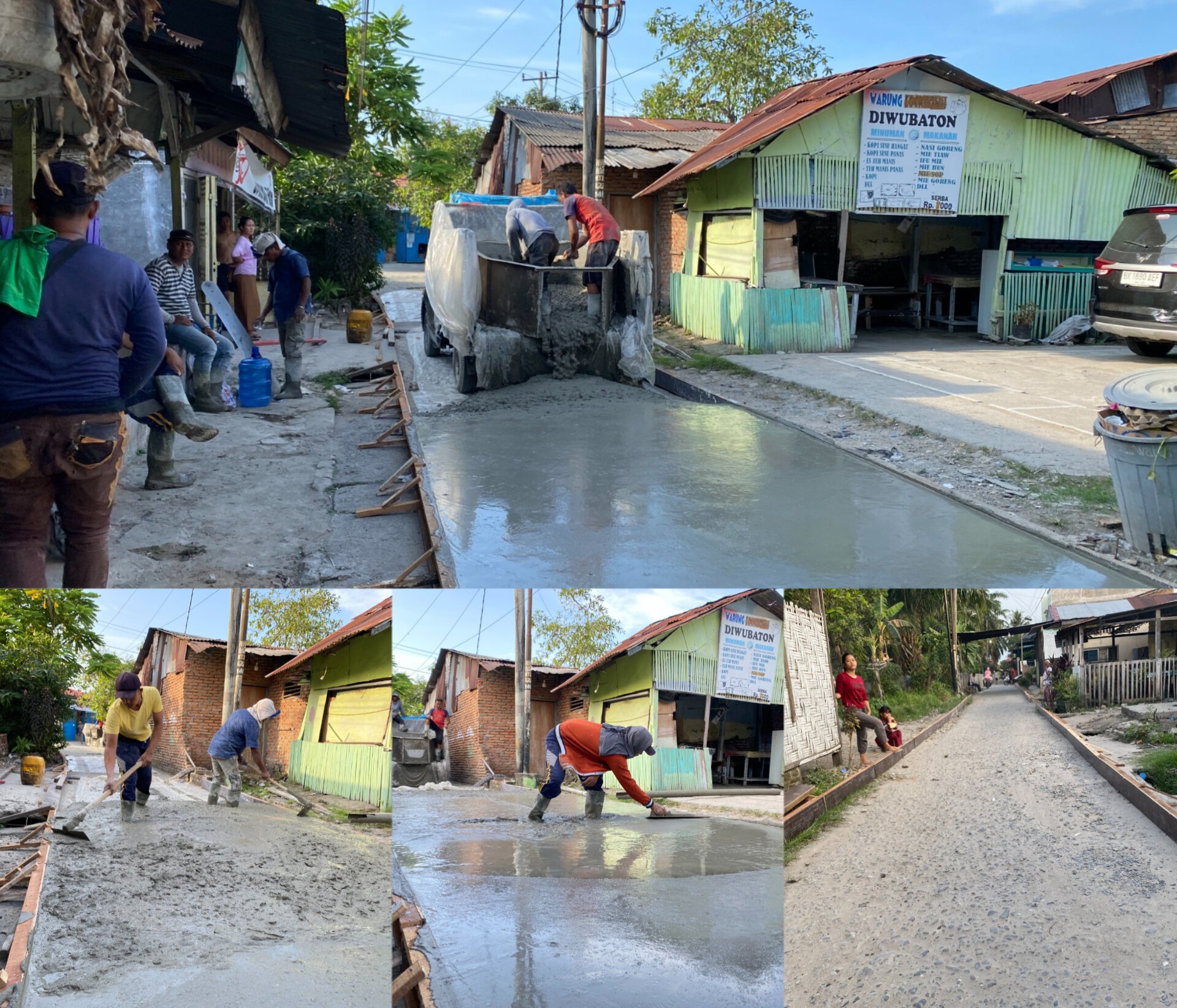Jalan Istiqomah Gang Rukun Dibeton 333 Meter, Warga Ucapan Terimakasih
