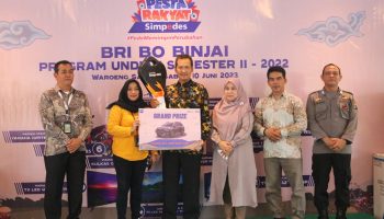 BRI Cabang Binjai Gelar Panen Hadiah Simpedes Periode Semester II