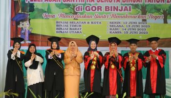 Wisuda Raudhatul Athfal Se-Kota Binjai Tahun 2023, Seluruh Elemen Masyarakat Diharapkan Dukung Pendidikan Anak