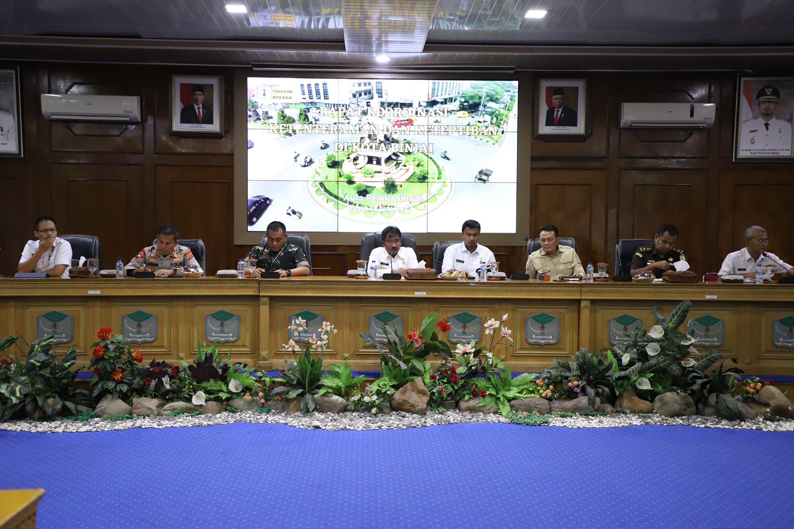 Rapat Koordinasi Ketenteraman dan Ketertiban di Wilayah Kota Binjai