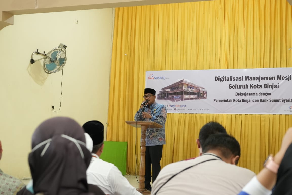 Wali Kota Binjai Harap Seluruh Pengurus Masjid Mampu Beradaptasi Dengan Digitalisasi dan Media Sosial