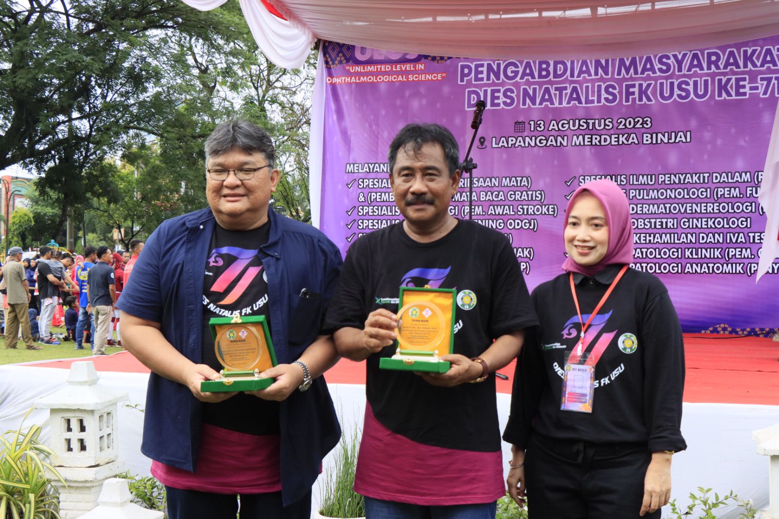 IMG-20230813-WA0014 Wali Kota Binjai Apresiasi Gelaran Pengobatan Gratis Dies Natalis FK USU Ke 71