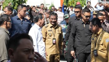Wali Kota Binjai Terima Kunjungan Presiden RI Di Pasar Brahrang