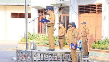 Setdako Binjai Pimpin Apel Gabungan