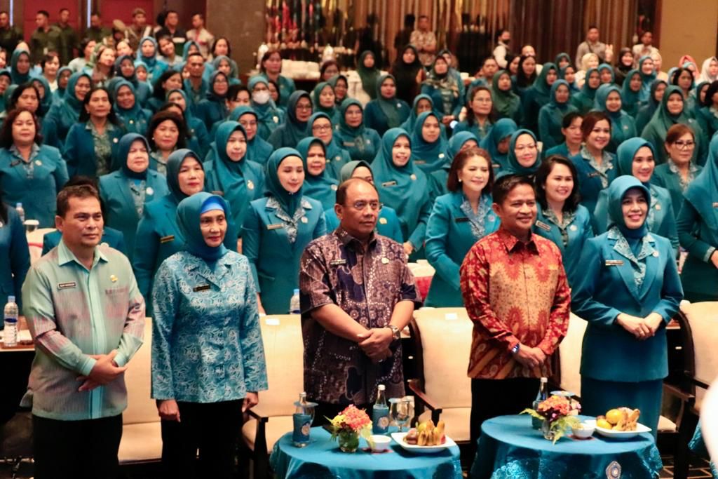 IMG-20231013-WA0029 Ketua TP. PKK Kota Binjai Hadiri Rakonda PKK Sumut
