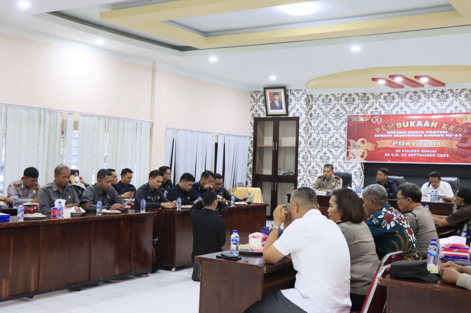 IMG-20230920-WA0010 Pembukaan Kuliah Kerja Profesi (KKP) Serdik Sespimmen ke-63 di Polres Binjai
