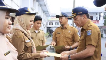 Setdako Binjai Pimpin Apel Gabungan
