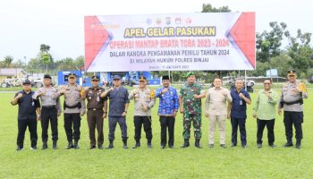 Apel Gelar Pasukan Operasi Mantap Brata Toba 2023-2024