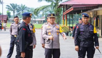 Kapolda Sumut Irjen. Pol. Agung Setya Imam Effendi, SH., S.IK., M.Si bersama rombongan melakukan kunjungan kerja (Kunker) ke Polres Tebing Tinggi dalam rangka Operasi Mantap Brata Toba 2023-2024 , Rabu (25/10/23).
