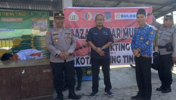 Pemerintah Kota (Pemko) Tebing Tinggi melalui Dinas Ketapang (Ketahanan Pangan) dan Pertanian bekerjasama dengan Perum Bulog Kantor Cabang Medan, Jumat (01/12/2023)