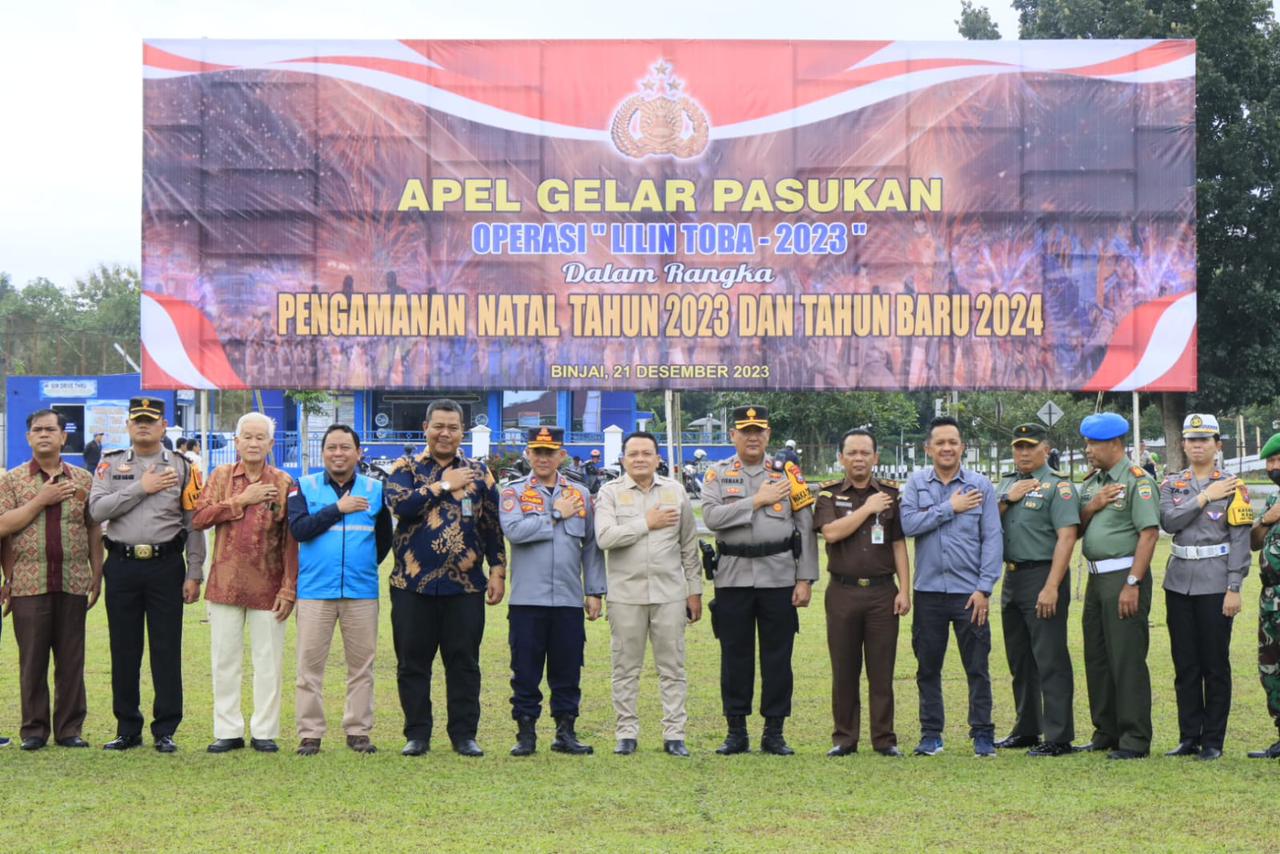 Apel Gelar Pasukan Operasi Lilin Toba 2023 Jelang Nataru