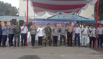Pastikan Keamanan Kendaraan Jelang Nataru, Dishub Kota Binjai Bersama Polres Binjai Lakukan Ramp Check