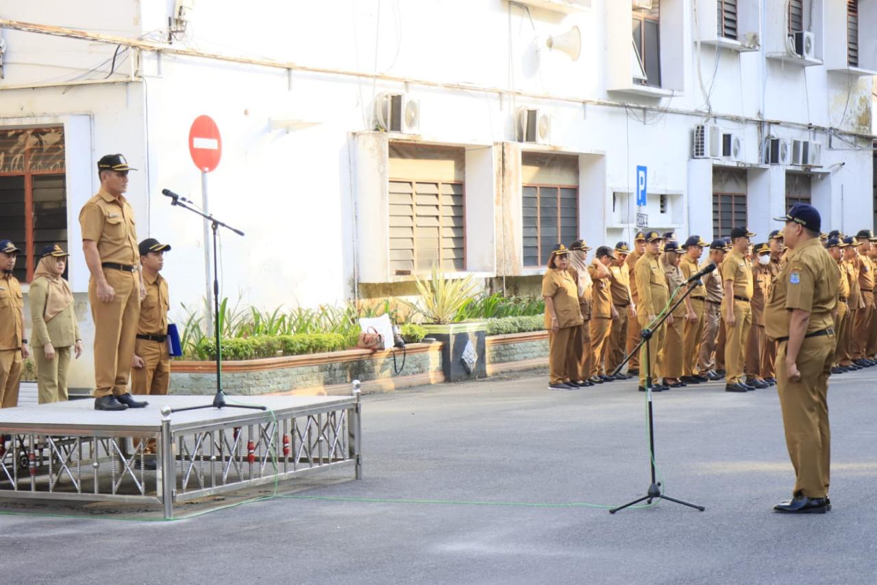Pimpin Apel Gabungan, Staf Ahli Ingatkan Seluruh ASN Untuk Tingkatkan Kinerja