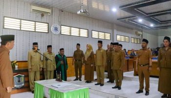 Pengambilan Sumpah Janji Jabatan dan Pelantikan Pejabat Administrator dan Pejabat Fungsional di Lingkungan Pemerintah Kota Binjai