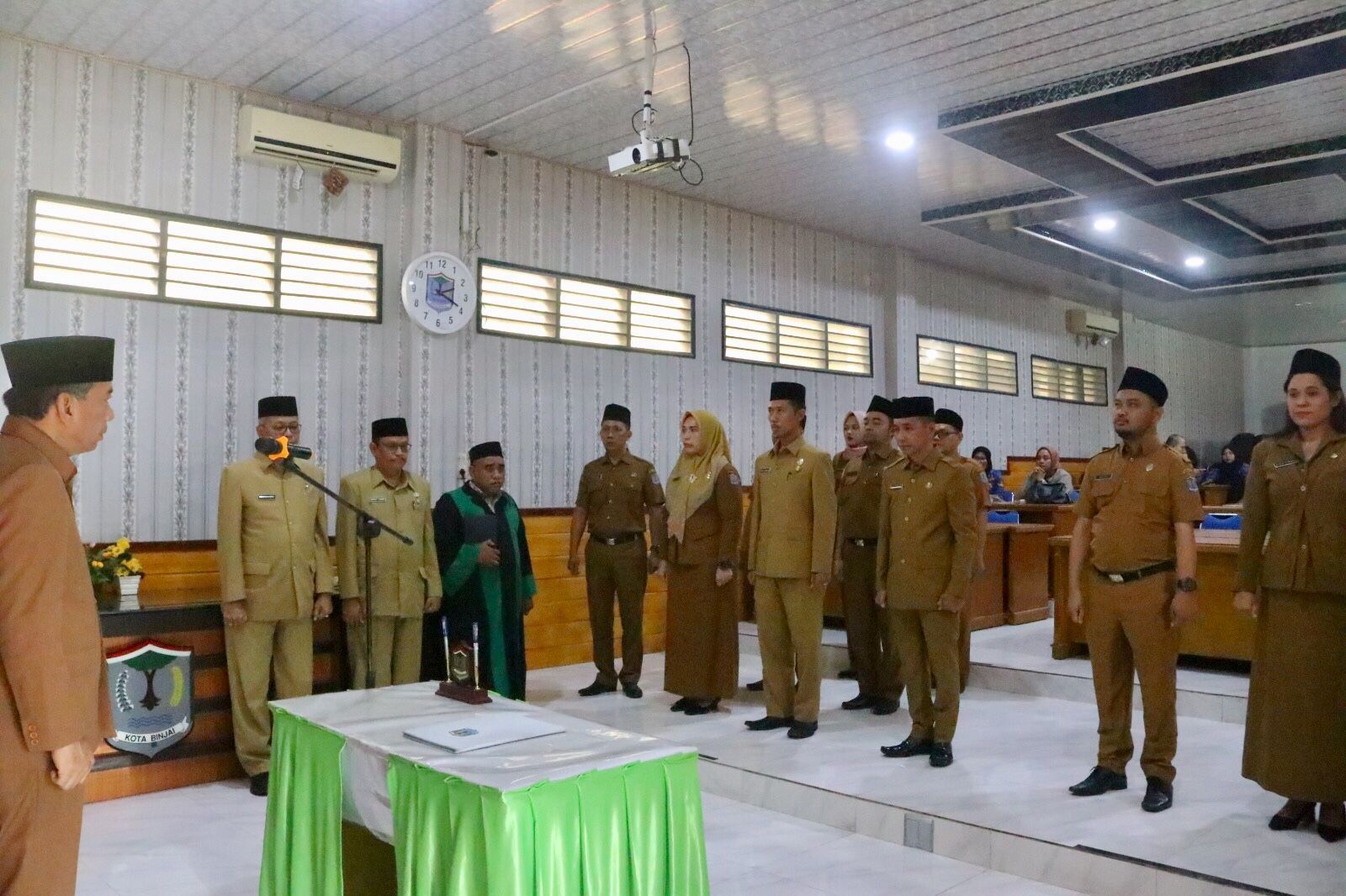 Pengambilan Sumpah Janji Jabatan dan Pelantikan Pejabat Administrator dan Pejabat Fungsional di Lingkungan Pemerintah Kota Binjai