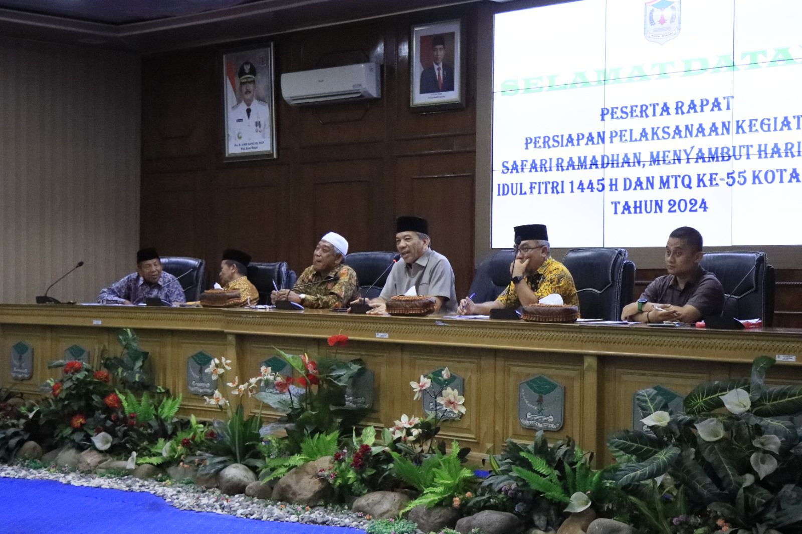Rapat Pelaksanaan Safari Ramadhan Pemerintah Kota Binjai Tahun 2024