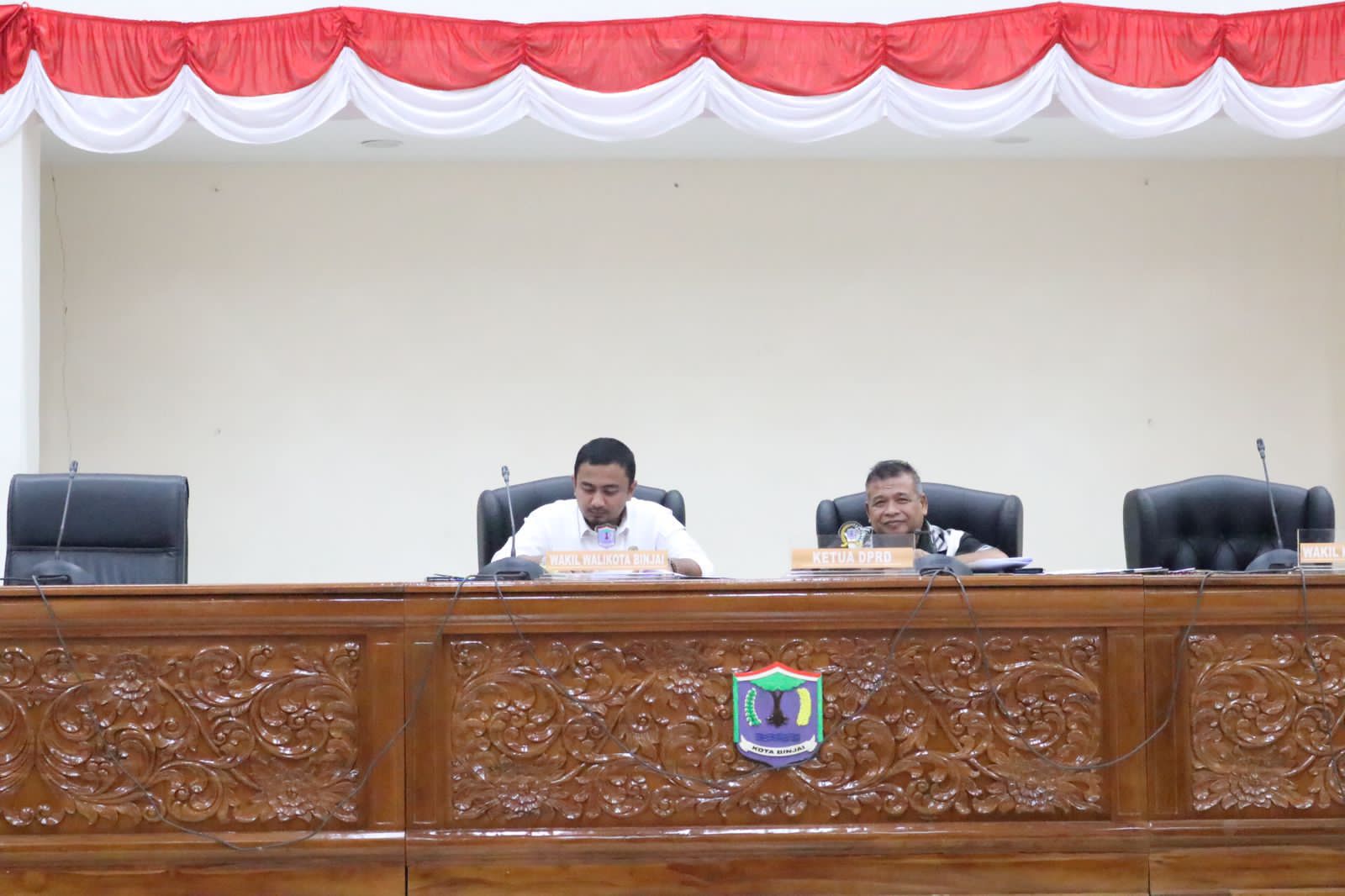 Rapat Paripurna Penyampaian Rekomendasi DPRD Kota Binjai Atas LKPJ Wali Kota Tahun 2023