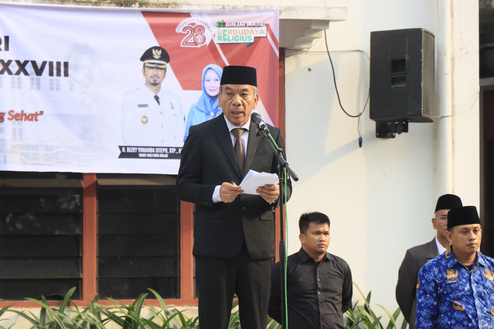 Pemko Binjai Gelar Upacara Peringatan Hari Otonomi Daerah XXVIII Tahun 2024