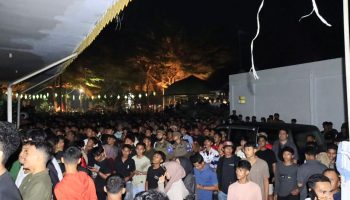 Keseruan Wali Kota Binjai Bersama Warga Nobar Semi Final Piala Asia U23