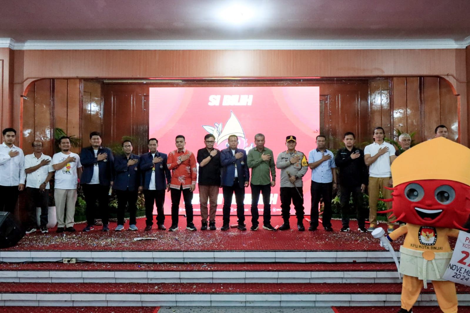 Dukung Kesuksesan Pilkada 2024, Pemko Binjai Ikuti Peluncuran Tahapan Pemilihan Wali Kota dan Wakil Wali Kota Binjai