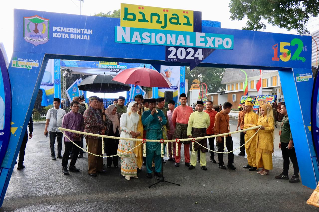 Wali Kota Binjai Buka Binjai Nasional Expo 2024 HUT Kota Binjai