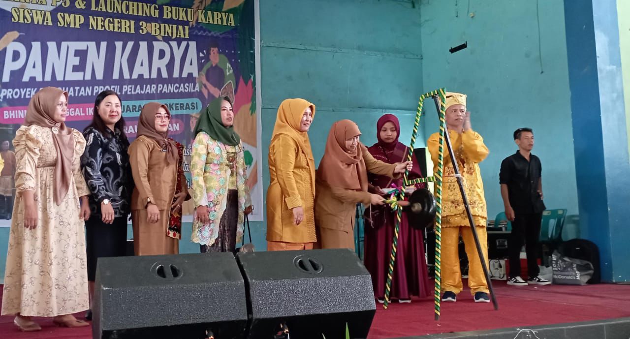 Panen Karya Projek Penguatan Profil Pelajar Pancasila (P5) Oleh SMP Negeri 3 Kota Binjai
