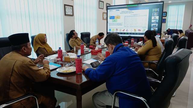 Pemko Tebing Tinggi Ikuti Rutin Rakor Pengendalian Inflasi di Daerah Secara Virtual