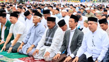 Pemko Binjai Gelar Salat Idul Adha di Tanah Lapang Merdeka, Wali Kota: Esensi Idul Adha Adalah Berbagi