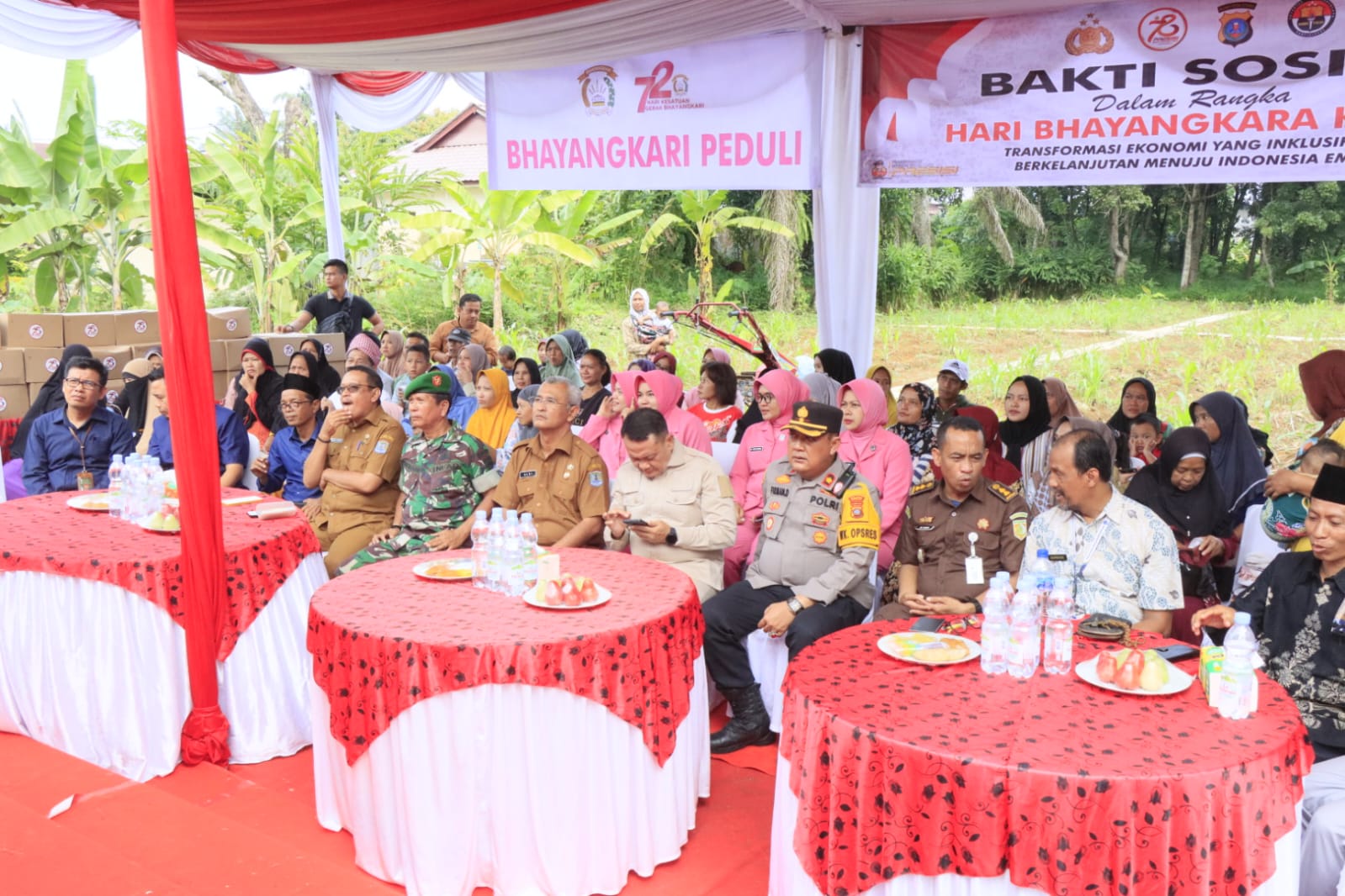 Asisten III Setda Kota Binjai Bakti Sosial Dalam Rangka HUT Bhayangkara Ke-78