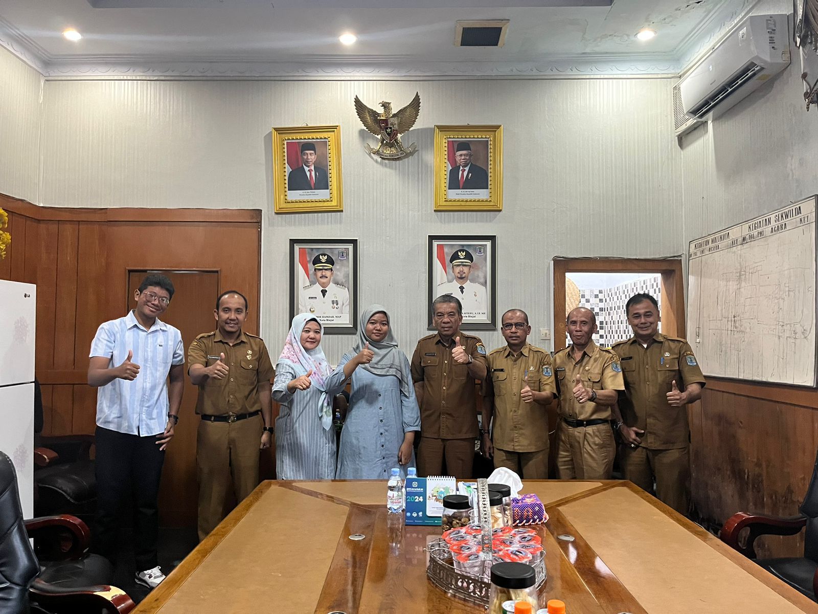 Sekda Kota Binjai Lepas Putri Aniqa Tarigan Untuk Mengikuti Pelatihan Bintang Sobat 2024 Di Jakarta