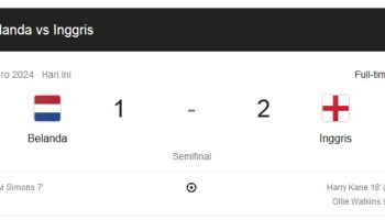 Dramatis, Inggris Bungkam Timnas Pusat