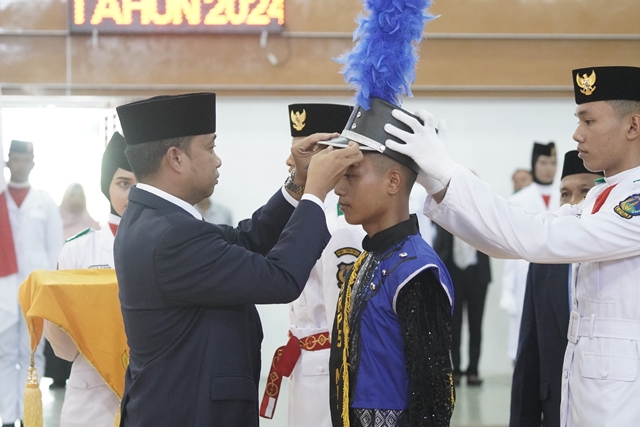DSC04316 Pj. Walikota Tebing Tinggi Kukuhkan Anggota Paskibraka dan Korps Musik Kota Tebing Tinggi Tahun 2024