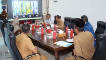 Pemko Tebing Tinggi Kembali Ikuti Rakor Pengendalian Inflasi di Daerah Secara Virtual