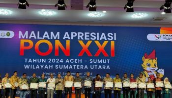 Sukses Penyelenggaraan PON XXI Cabor Road Race, Penjabat Wali Kota Tebing Tinggi Terima Apresiasi 