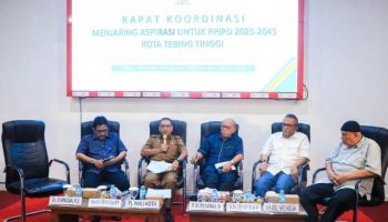 Pemko Tebing Tinggi Gelar Jaring Aspirasi RPJPD Dengan Tokoh Masyarakat Dan Mantan Pj. Walikota Tebing Tinggi