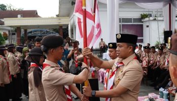 Pimpin Upacara Peringatan Hari Pramuka Ke-63, Pj. Wali Kota Tebing Tinggi Tekankan Pentingnya Jiwa Pancasila