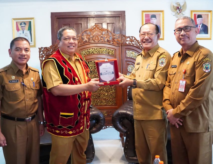 Pemko Tebing Tinggi Terima Kunker Pemkab Nias, Pj. Wali Kota Dan Wakil Bupati Saling Harap Jalin Kerja Sama