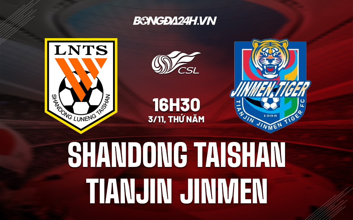 Shandong Taishan vs Tianjin Tigers