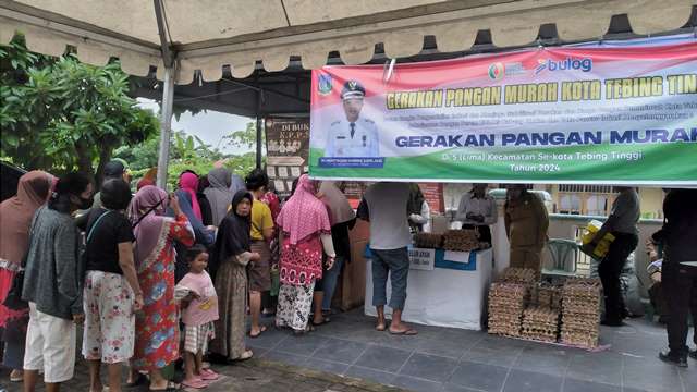 Pemko Tebing Tinggi Gelar Gerakan Pangan Murah, Wujud Konkret Upaya Tekan Inflasi Dan Bantu Masyarakat Penuhi Kebutuhan Pangan Pokok