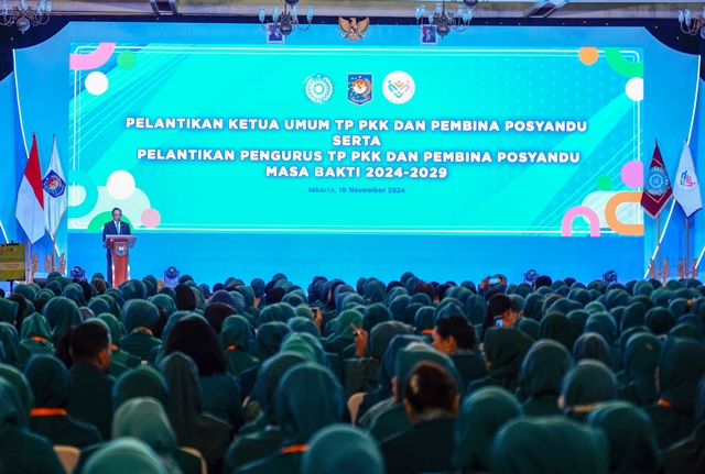 Pj. Ketua TP PKK Kota Tebing Tinggi Hadiri Pelantikan Ketum Tim Penggerak PKK Dan Tim Pembina Posyandu Pusat Periode 2024-2029