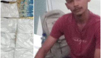 Apes...!! Kurir 2,9 Kg Sabu Tertangkap di Bandara Kualanamu