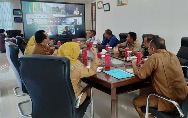 Pemko Tebing Tinggi Ikuti Rakor Pengendalian Inflasi Dan Pembahasan Percepatan RTRW Serta RDTR