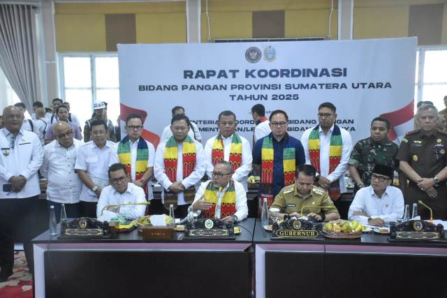 Penjabat Wali Kota Tebing Tinggi Hadiri Rakor Bidang Pangan Provinsi Sumut Tahun 2025