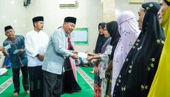Buka Puasa Bersama di Masjid Jami', Wali Kota Tebing Tinggi Sampaikan Akan Lakukan Peningkatan Pelayanan
