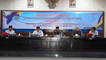 Wali Kota Tebing Tinggi Terima Rekomendasi DPRD Atas LKPJ TA 2024 Untuk Perbaikan
