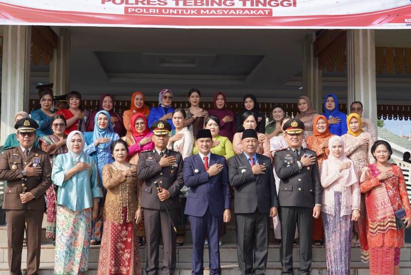 Wali Kota Tebing Tinggi Apresiasi Sinergitas Polri Di Hut Bhayangkara Ke-79